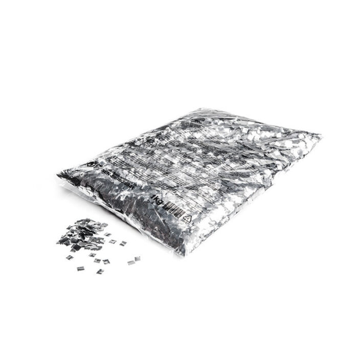 TCM FX - Metallic Konfetti Raindrops 6x6mm - Silver - 1 kg